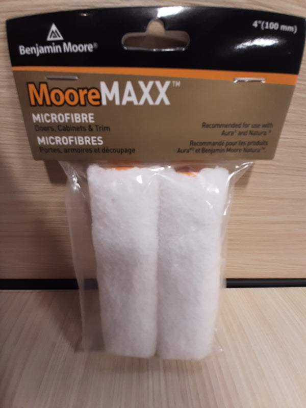 MooreMAXX Microfibre 4" Rollers 2 Pack