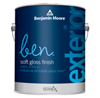 ben Waterborne Exterior Paint- Soft Gloss 543