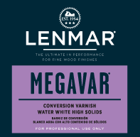 MegaVar® Plus High Solids Water White Conversion Varnish - Dull Rubbed 1M.6302